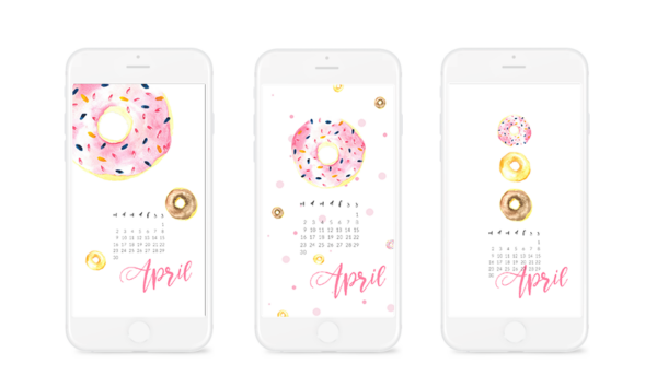 Gratis Wallpaper zum Runterladen mit Donuts