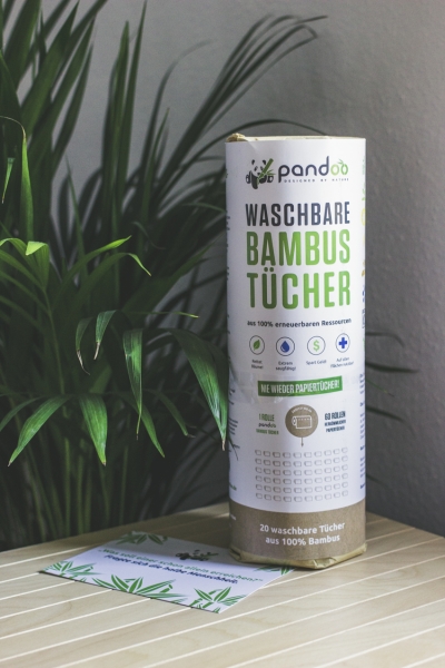 pandoo waschbare K&uuml;chent&uuml;cher aus Bambus